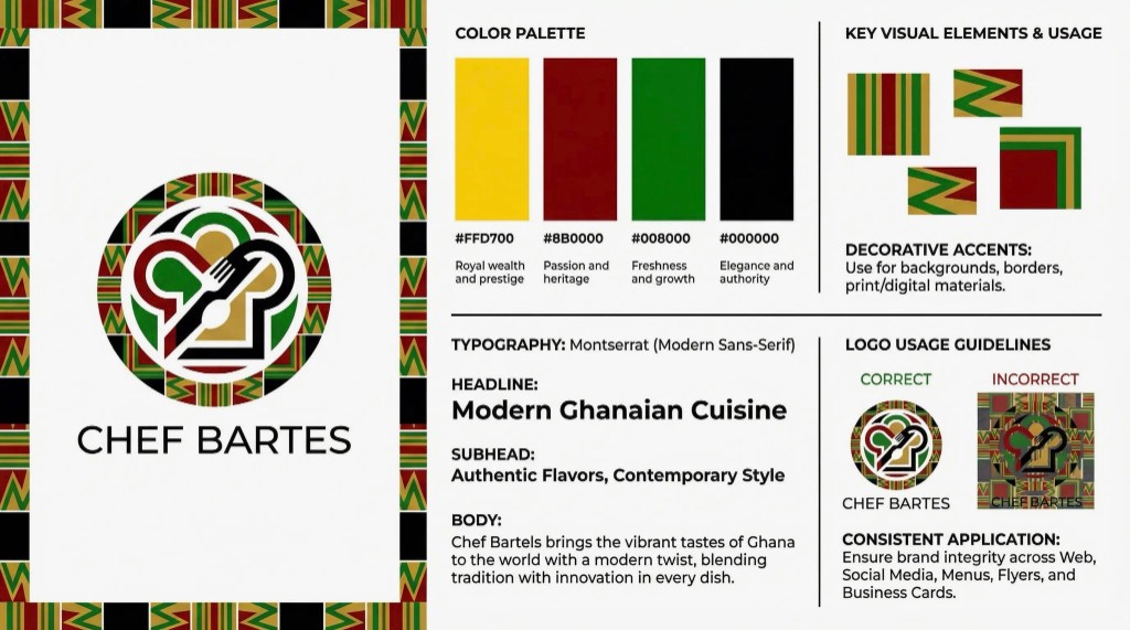 Chef Bartels brand identity